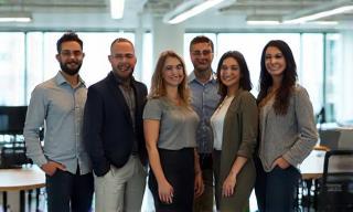 Small image of the Canvas Media Solutions team in their office.